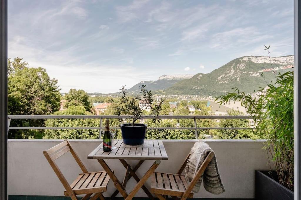 Le Panorama - Vue Lac Et Montagne Avec Parking Annecy Eksteriør bilde