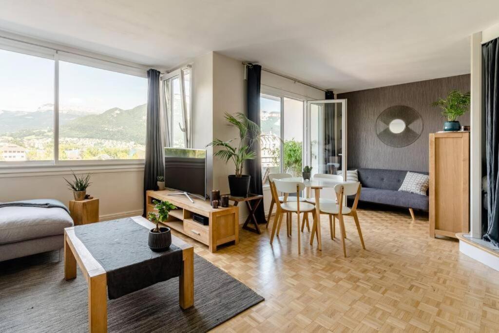 Le Panorama - Vue Lac Et Montagne Avec Parking Annecy Eksteriør bilde